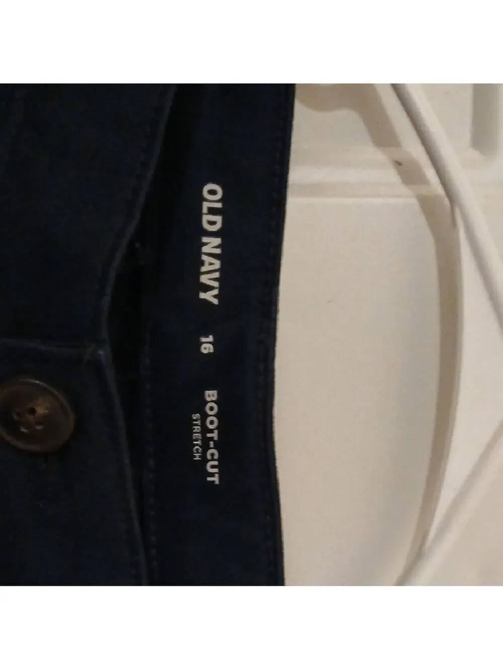 Old Navy Girl Navy Blue Boot Cut Pants Size 16